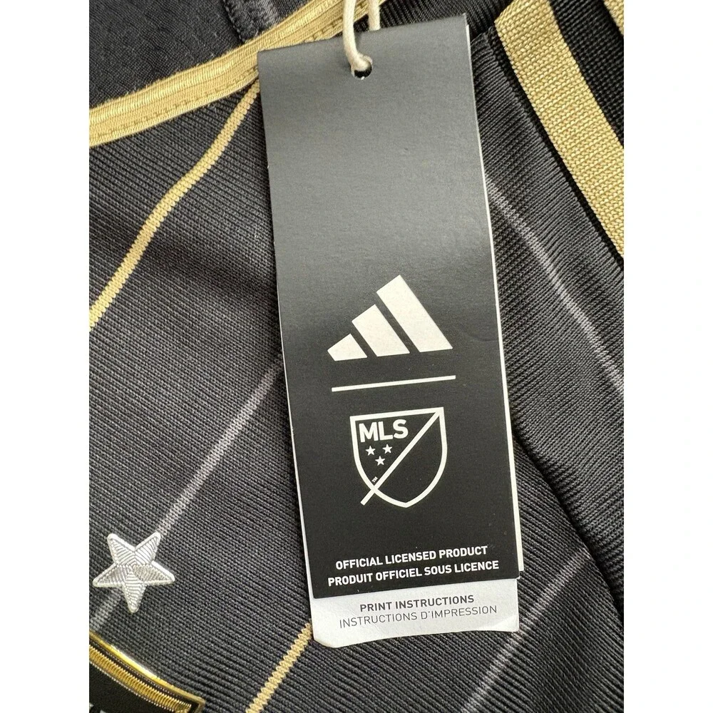 Adidas 2024/2025 LAFC Authentic Home Jersey Black Gold Men’s Sz XXL HZ6219